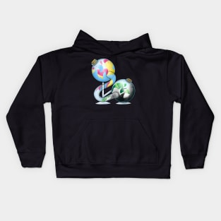 Pansexual And Aromantic Pride Potion Kids Hoodie